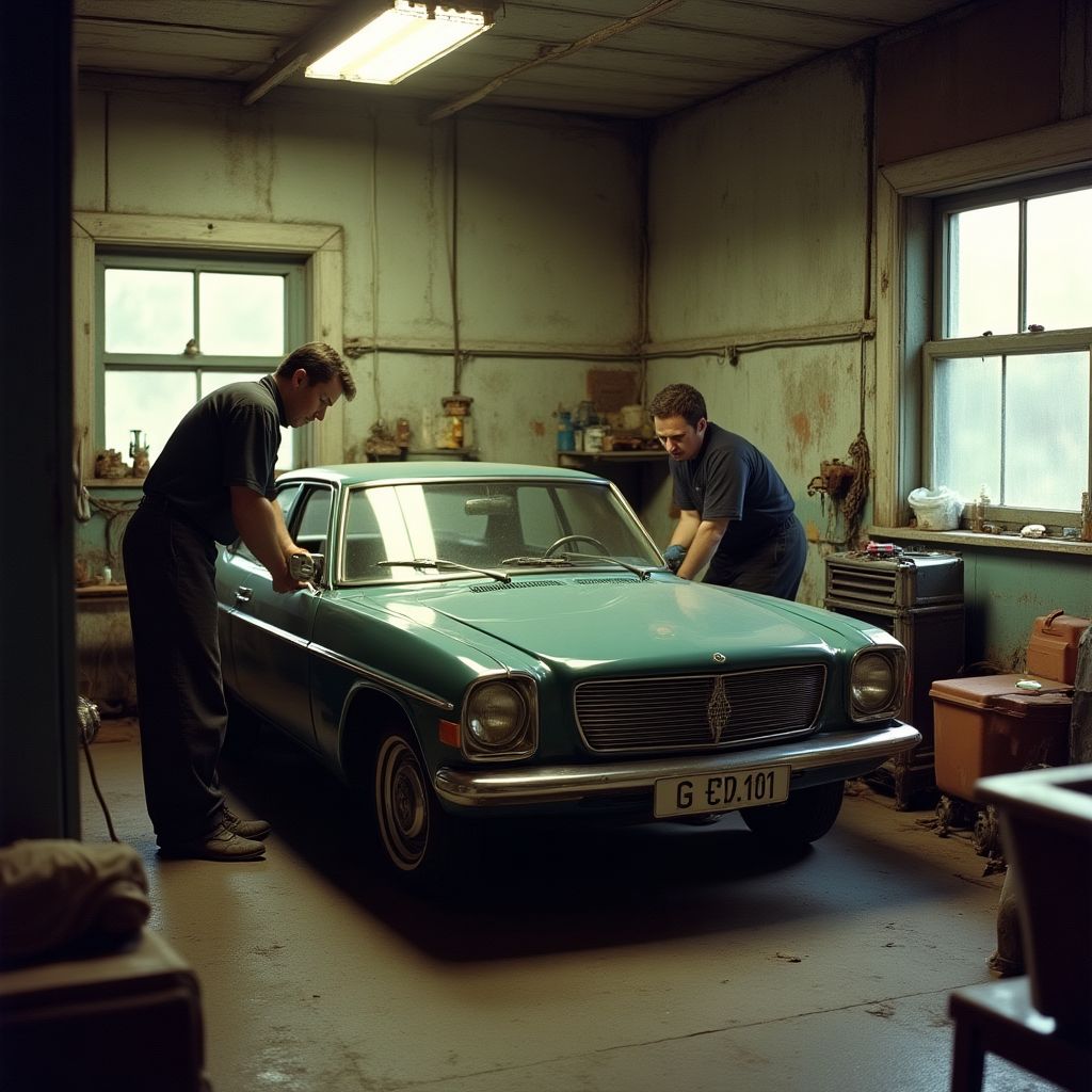 Pohled na původní dílnu Autoservisu Elite z roku 2005