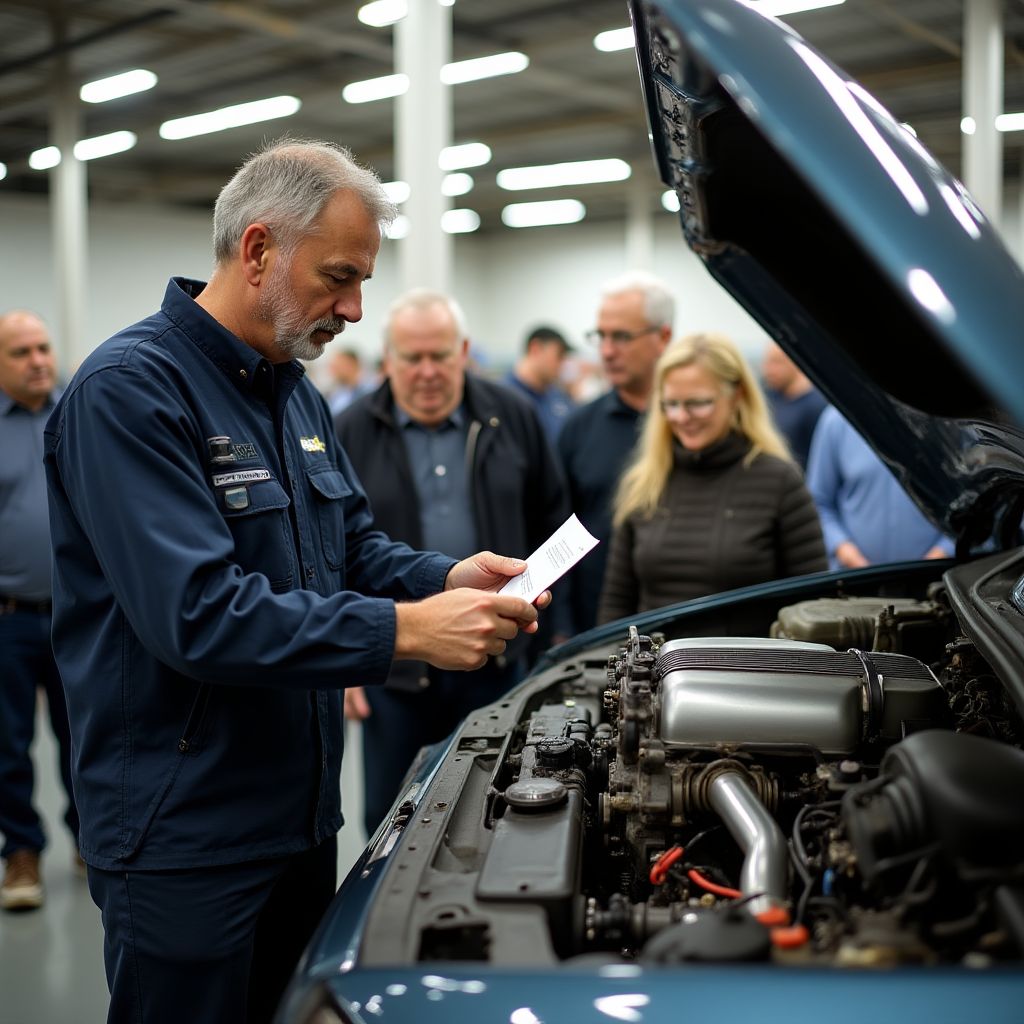 Den otevřených dveří v autoservisu